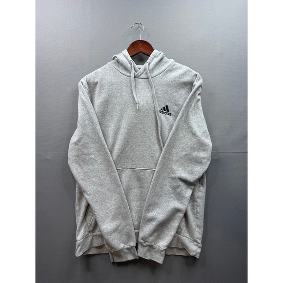 adidas Other - Adidas Gray Hoodie Sweatshirt Pullover Hooded Casual Athletic Mens‎ Size M